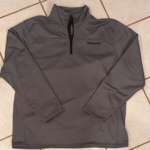 Timberland Charcoal Quarter-Zip Pullover